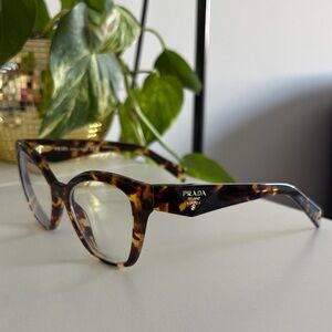 Prada Tortoise Prescription Glasses Frames